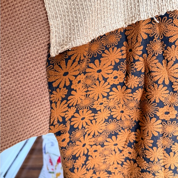 POL Multi Texture and Pattern Brown and  Tan Shacket, L - Picture 12 of 15